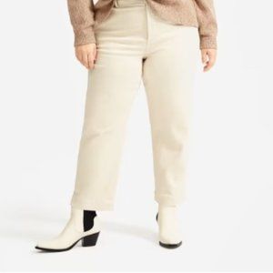 Everlane Straight-Leg Crop Pant in Sandstone